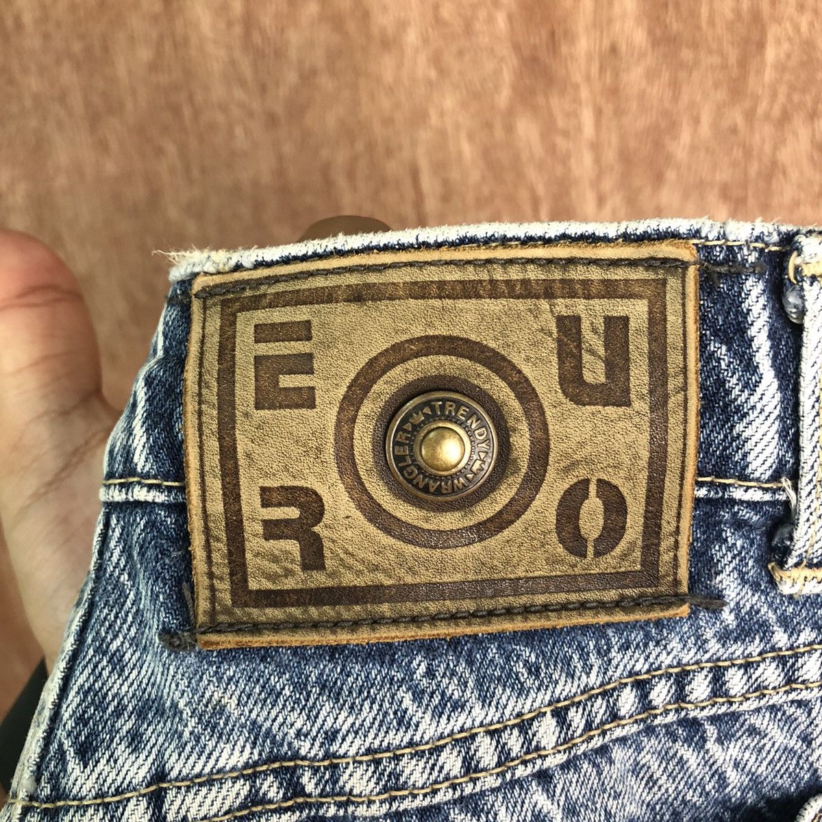 Vintage Euro vintage Wrangler Blue Denim pants #6354 Size 26" / US 2 / IT 38 - 11 Thumbnail