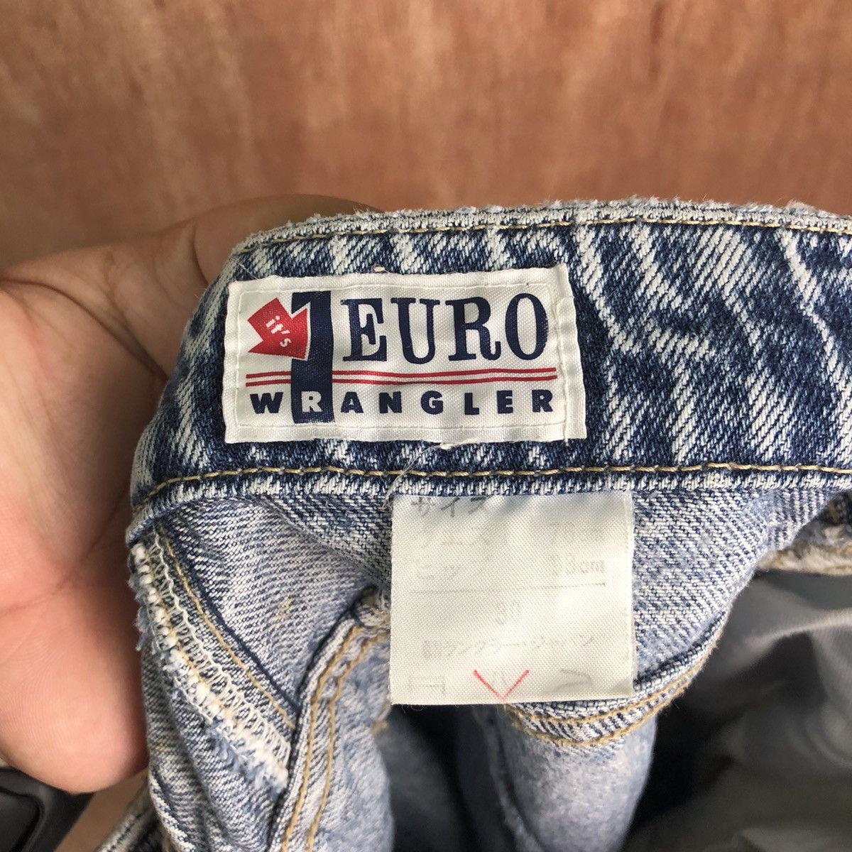 Vintage Euro vintage Wrangler Blue Denim pants #6354 Size 26" / US 2 / IT 38 - 12 Thumbnail