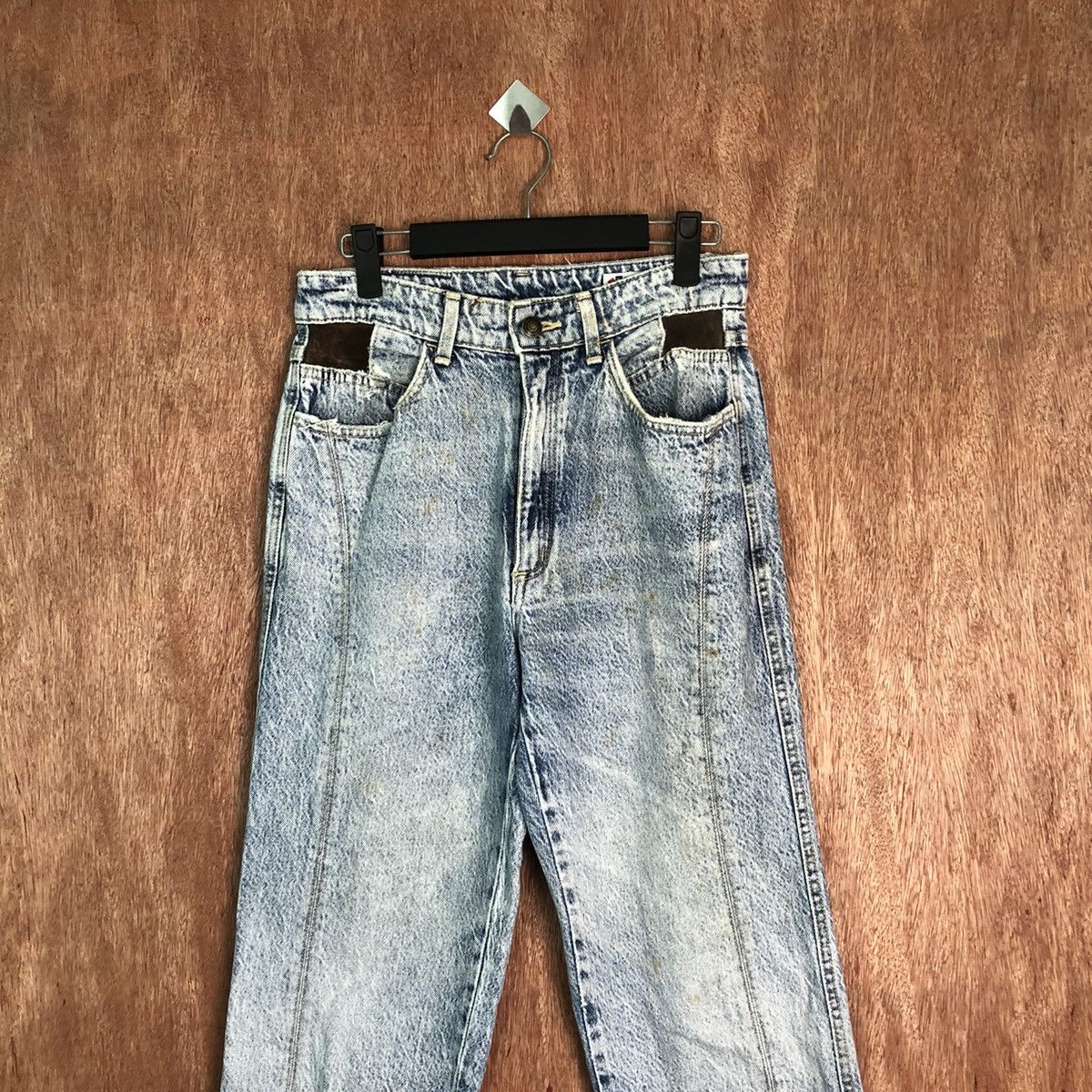 Vintage Euro vintage Wrangler Blue Denim pants #6354 Size 26" / US 2 / IT 38 - 2 Thumbnail
