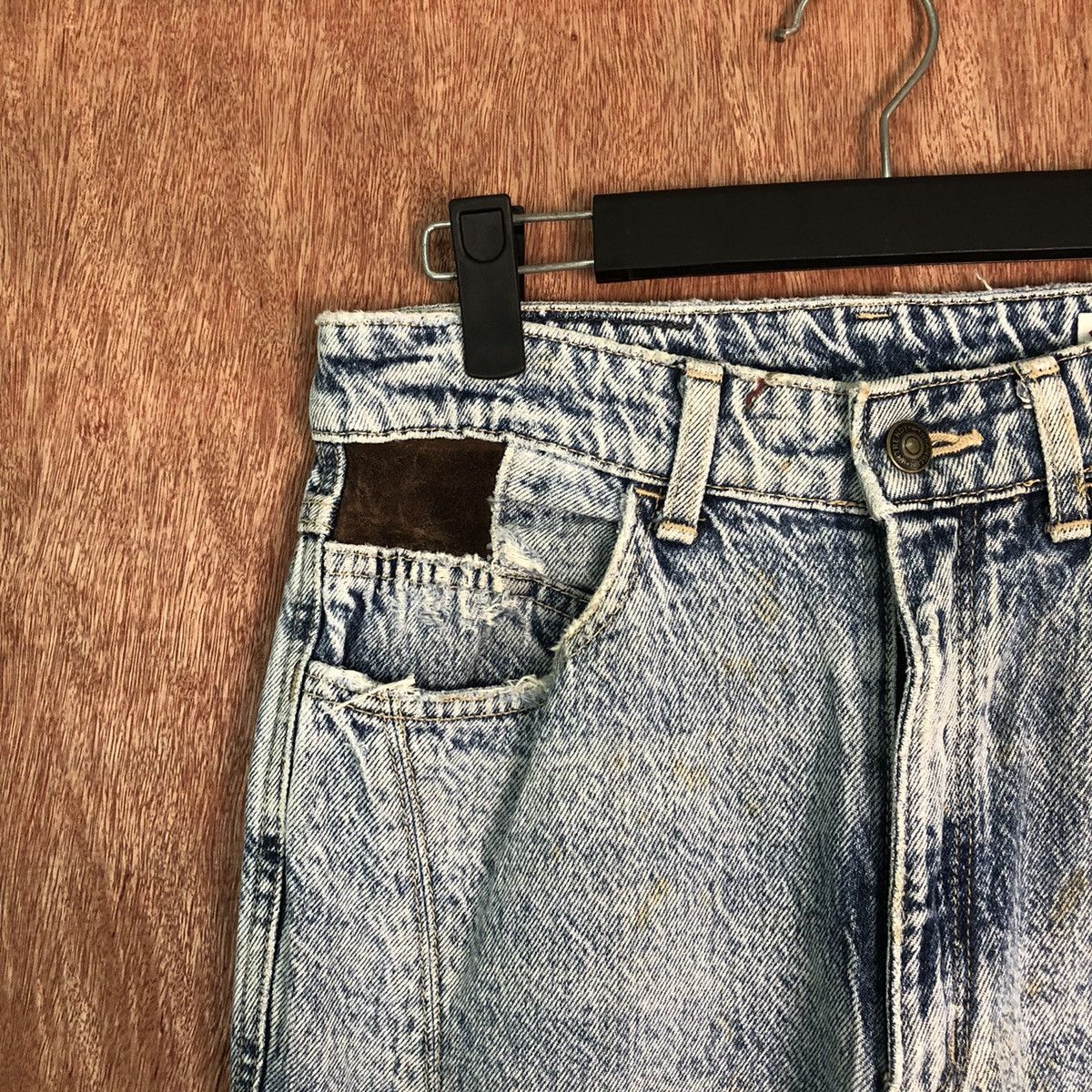 Vintage Euro vintage Wrangler Blue Denim pants #6354 Size 26" / US 2 / IT 38 - 4 Thumbnail