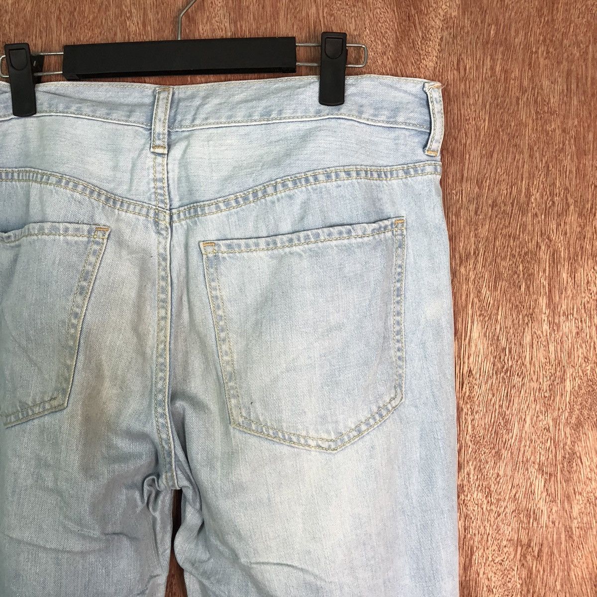 Old Navy Old Navy Blue Distressed Denim pants #6347 Size US 32 / EU 48 - 13 Thumbnail