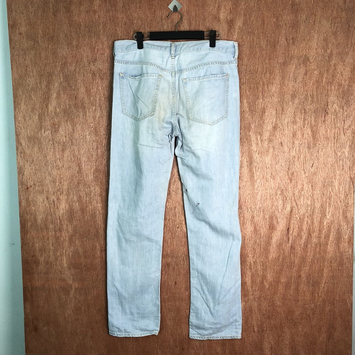 Old Navy Old Navy Blue Distressed Denim pants #6347 Size US 32 / EU 48 - 9 Thumbnail