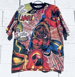 Marvel Comics Vintage Hutspah Overprint comic marvel shirt rare
