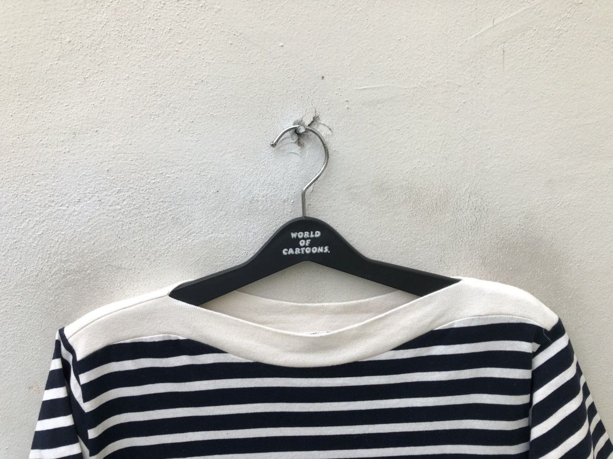 Devilock Attractions Japan Navy White Border Striped Basque t shirt Size US M / EU 48-50 / 2 - 4 Thumbnail