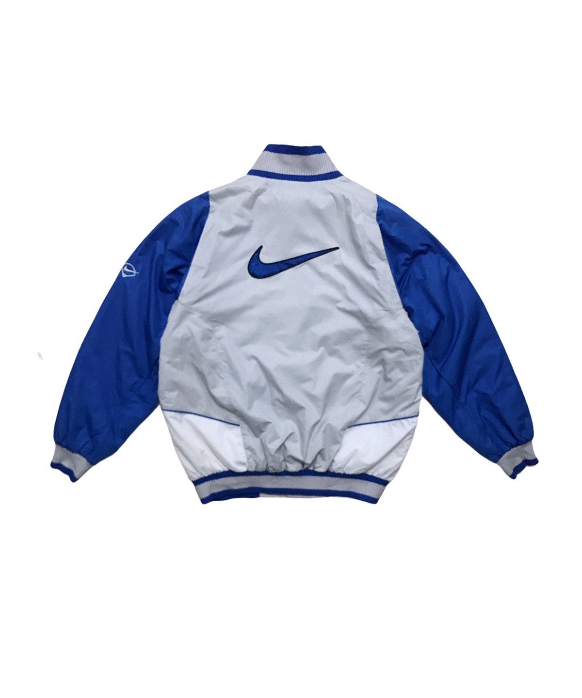 Nike Vintage Nike Swoosh Varsity Bomber Jacket Streetwear Size US L / EU 52-54 / 3 - 1 Preview