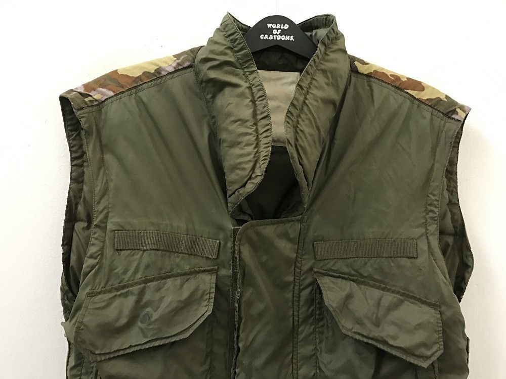 Vintage Vintage Olive Green Puffer Tactical Vest Size US S / EU 44-46 / 1 - 2 Thumbnail