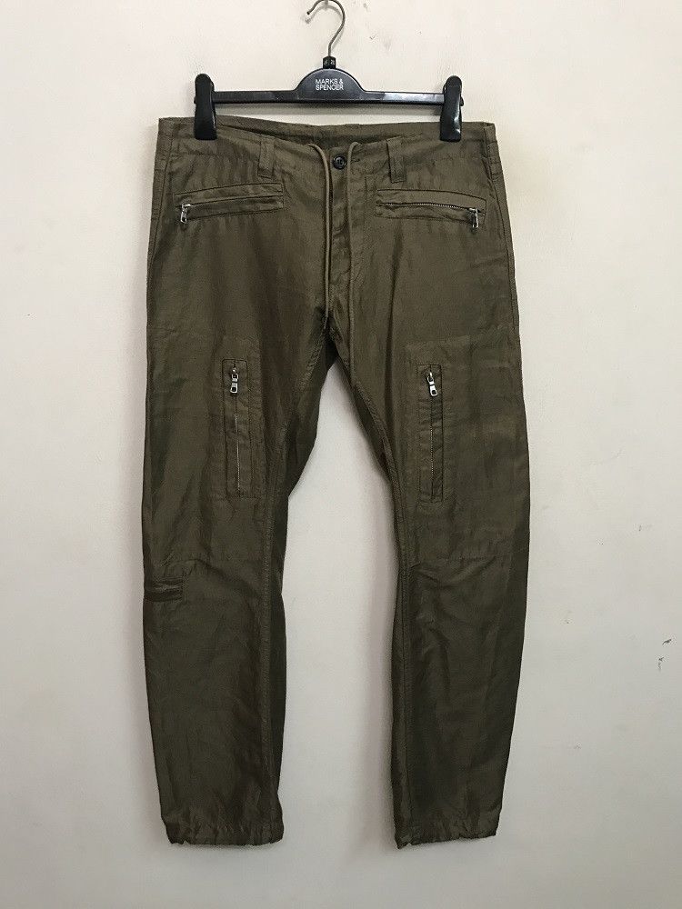 Vintage ONE GRAVITY Japan Multi Pocket Drawstring Cargo Size US 33 - 1 Thumbnail