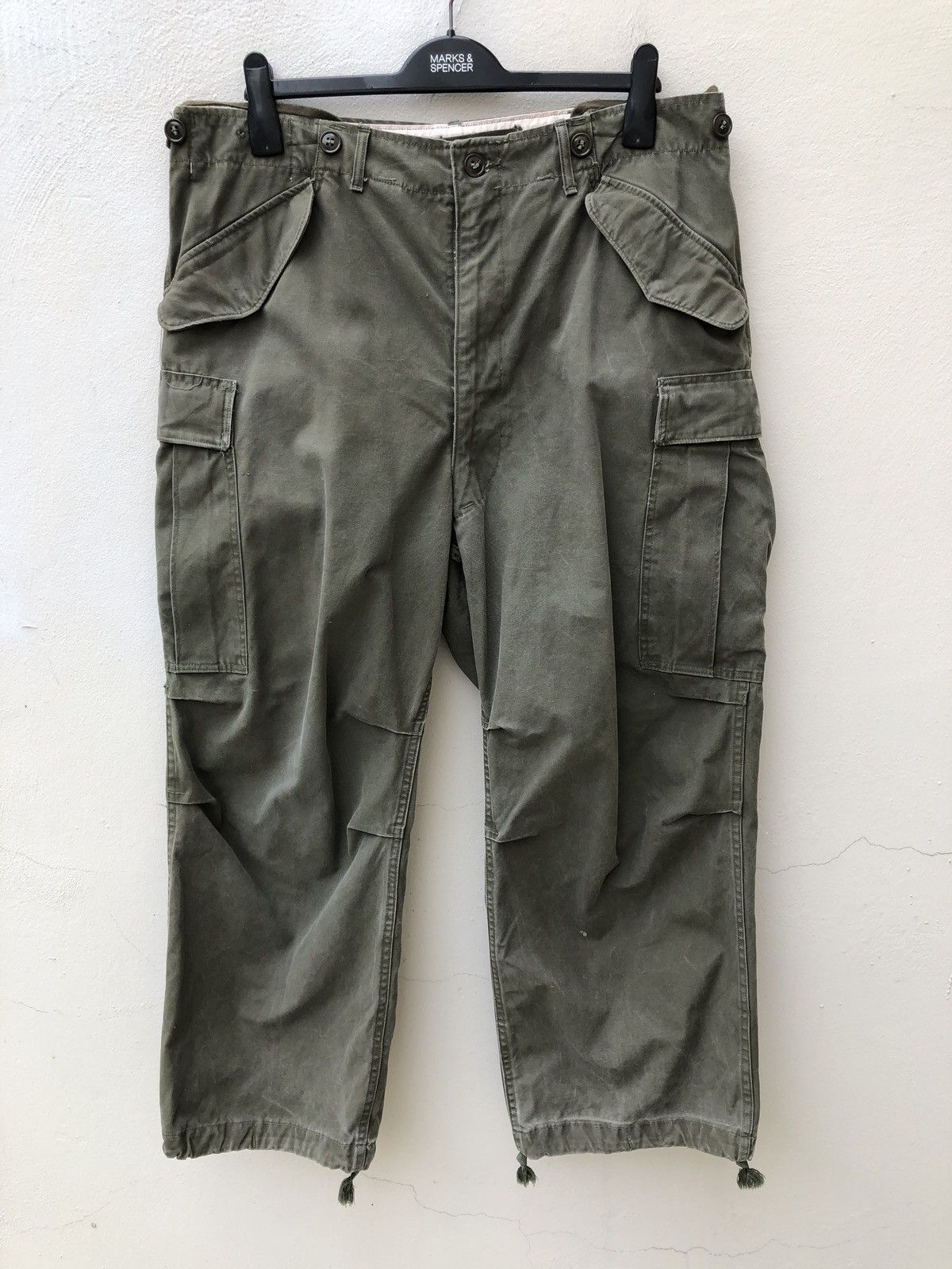 Vintage Japan Brand Parachute Cargo Combat Trouser Size US 36 / EU 52 - 1 Thumbnail