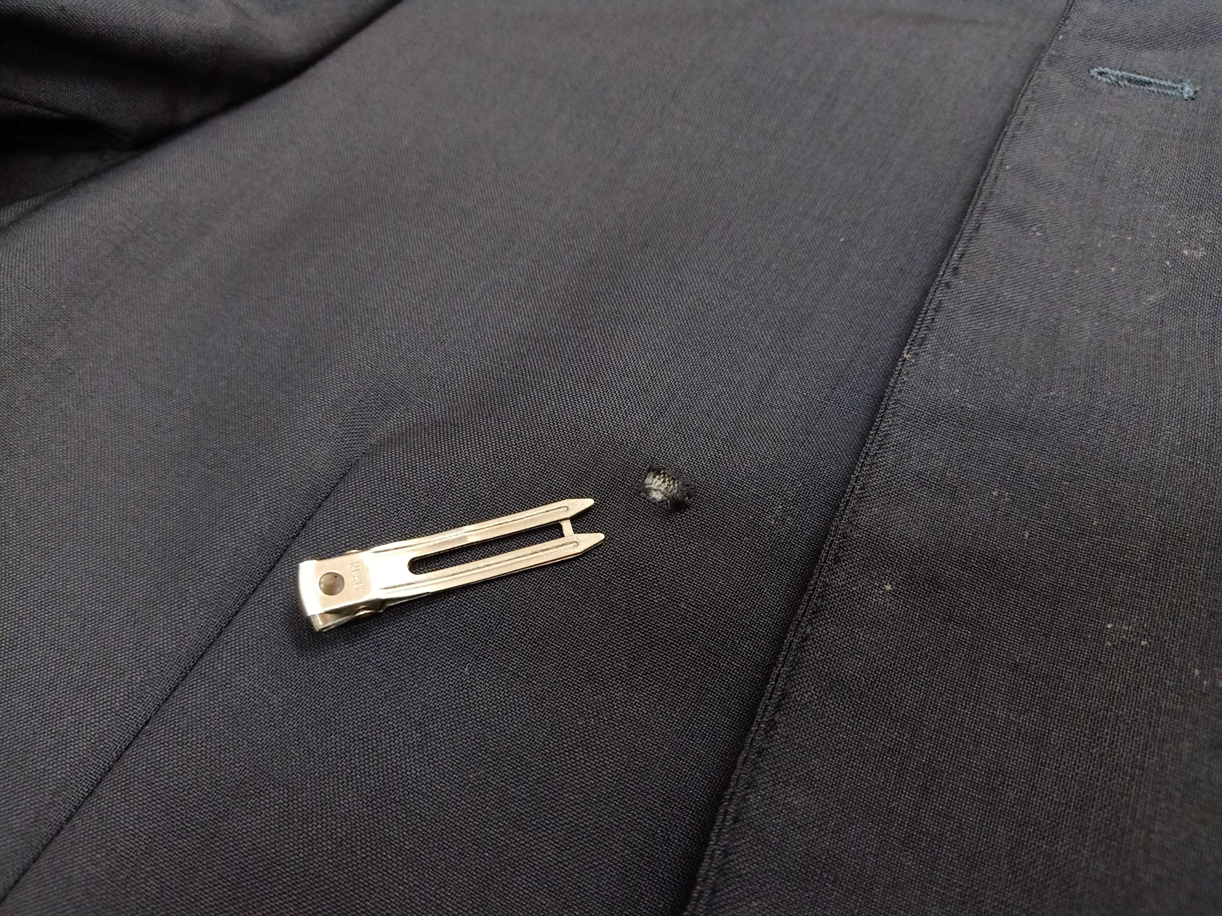 Givenchy GIVENCHY Paris Double Breasted Gray Suit Jacket Blazer Size 44R - 12 Thumbnail