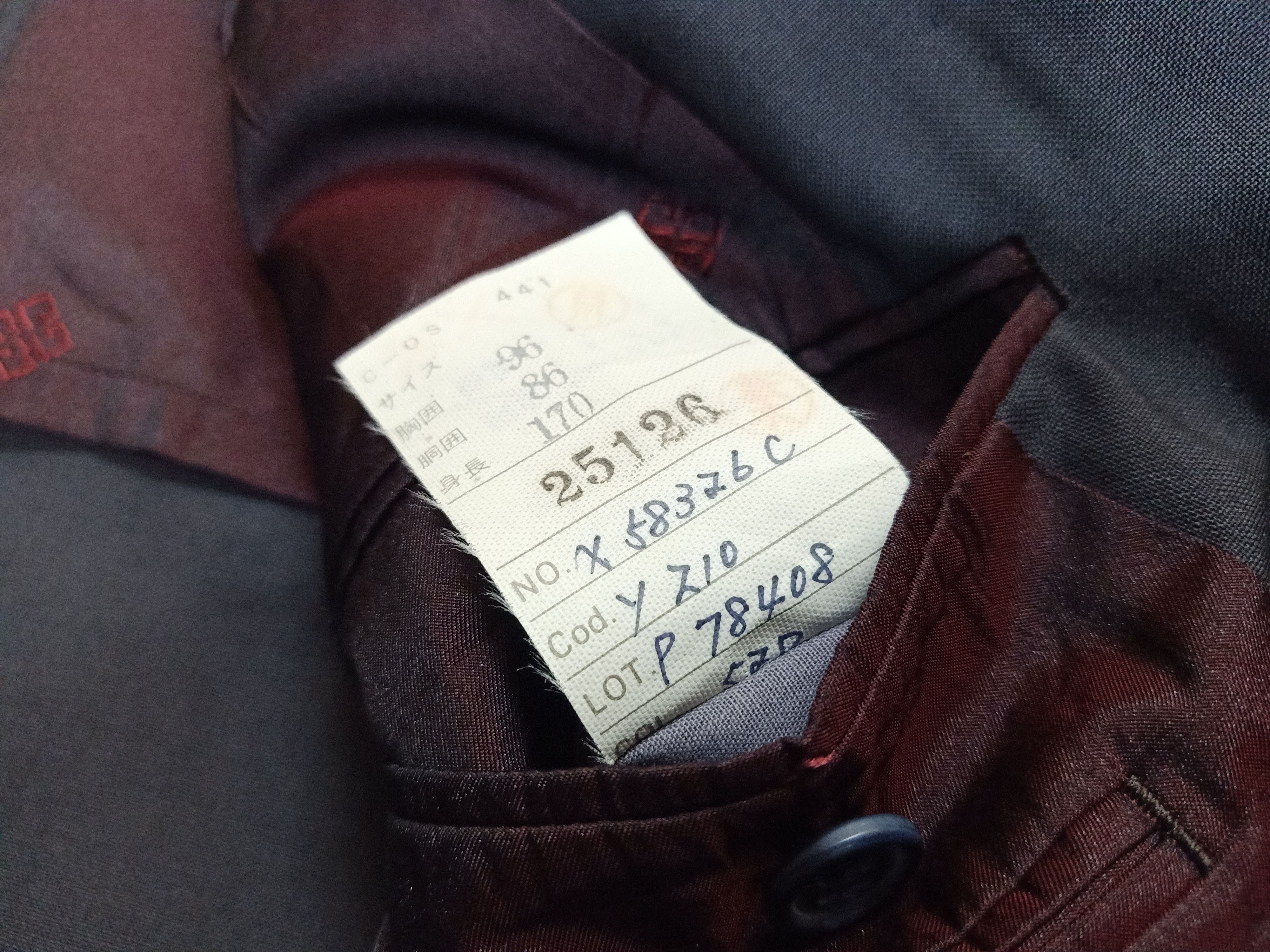 Givenchy GIVENCHY Paris Double Breasted Gray Suit Jacket Blazer Size 44R - 6 Thumbnail