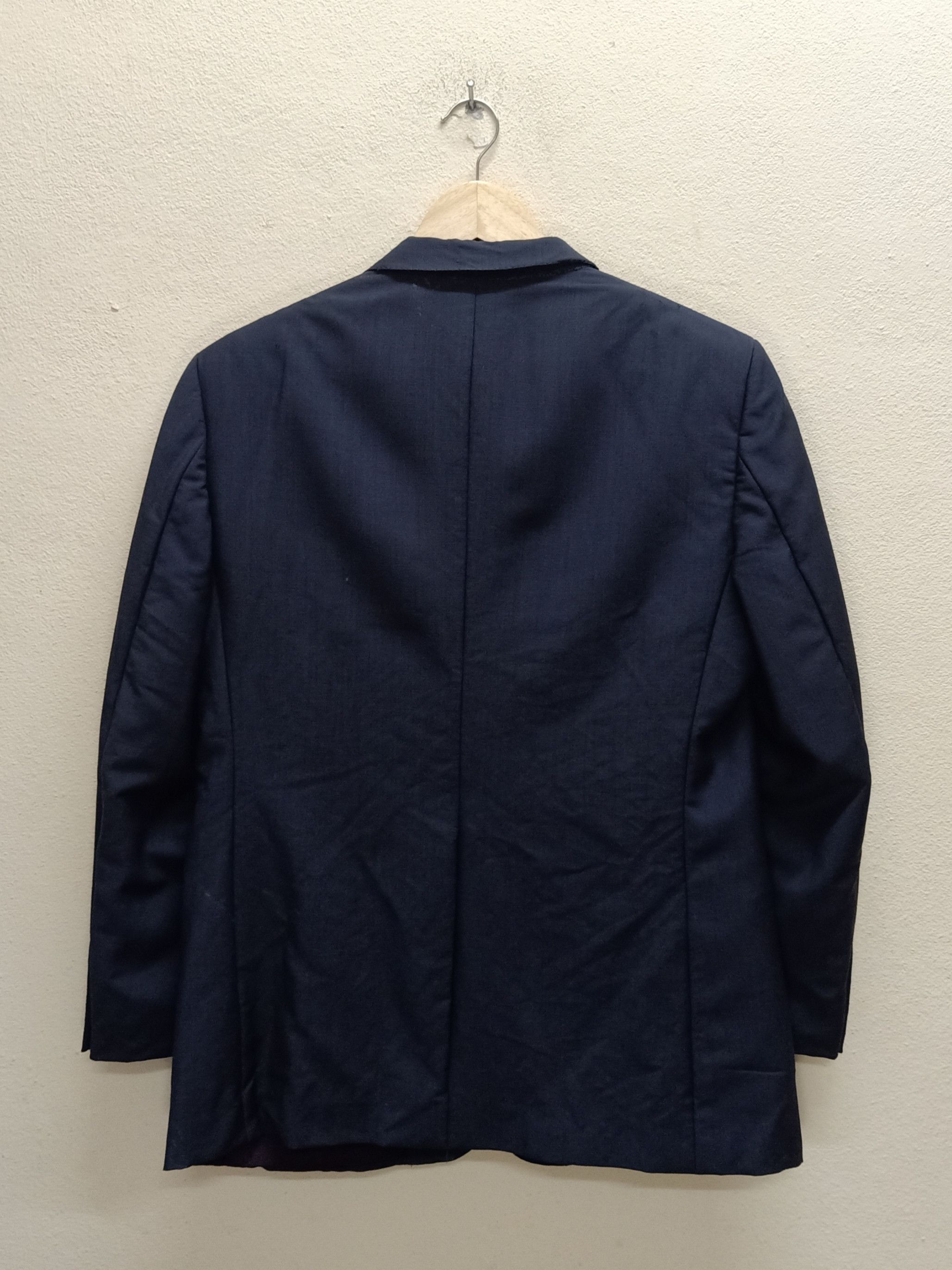 Givenchy GIVENCHY Paris Double Breasted Gray Suit Jacket Blazer Size 44R - 2 Thumbnail
