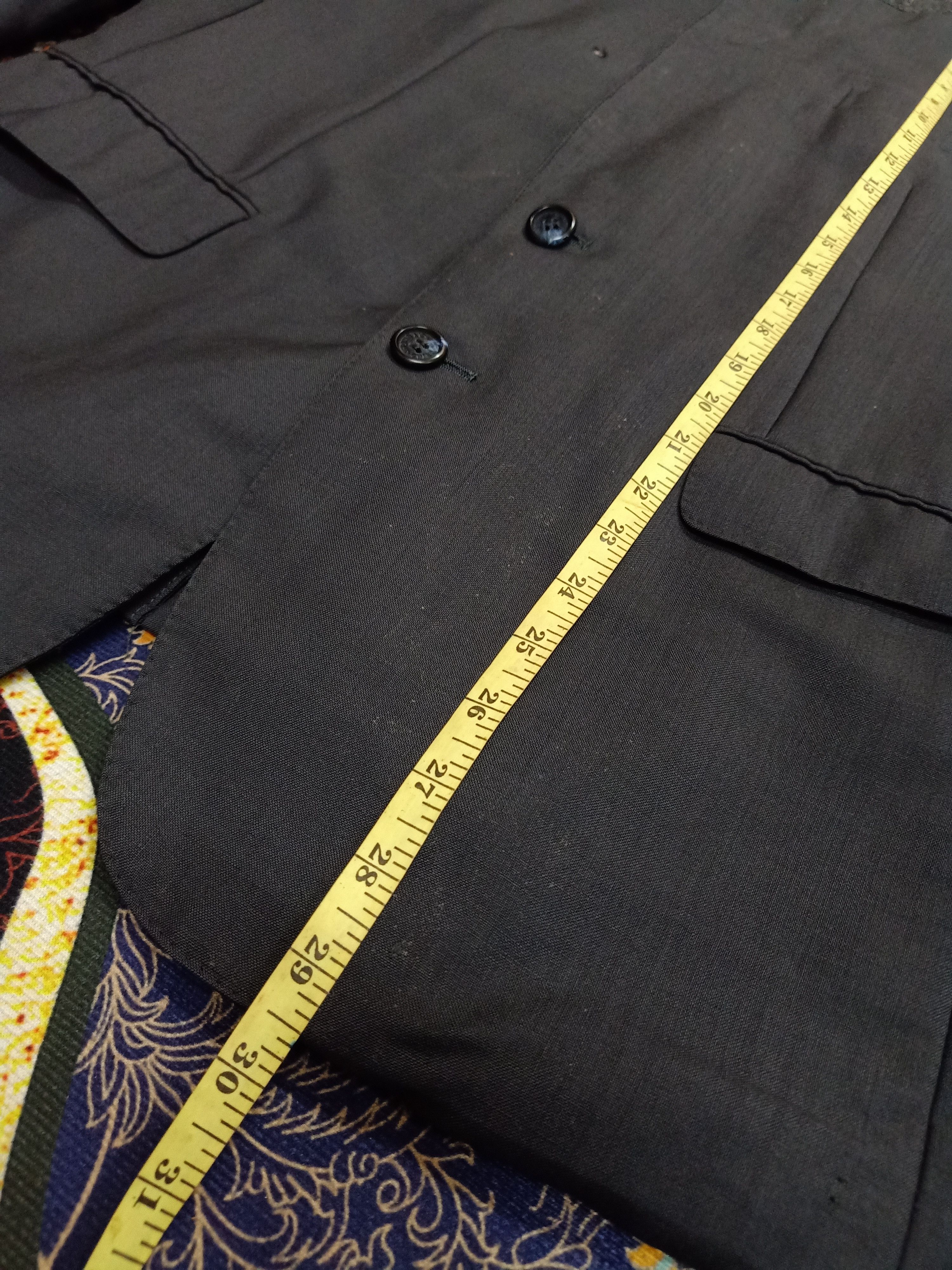 Givenchy GIVENCHY Paris Double Breasted Gray Suit Jacket Blazer Size 44R - 9 Thumbnail