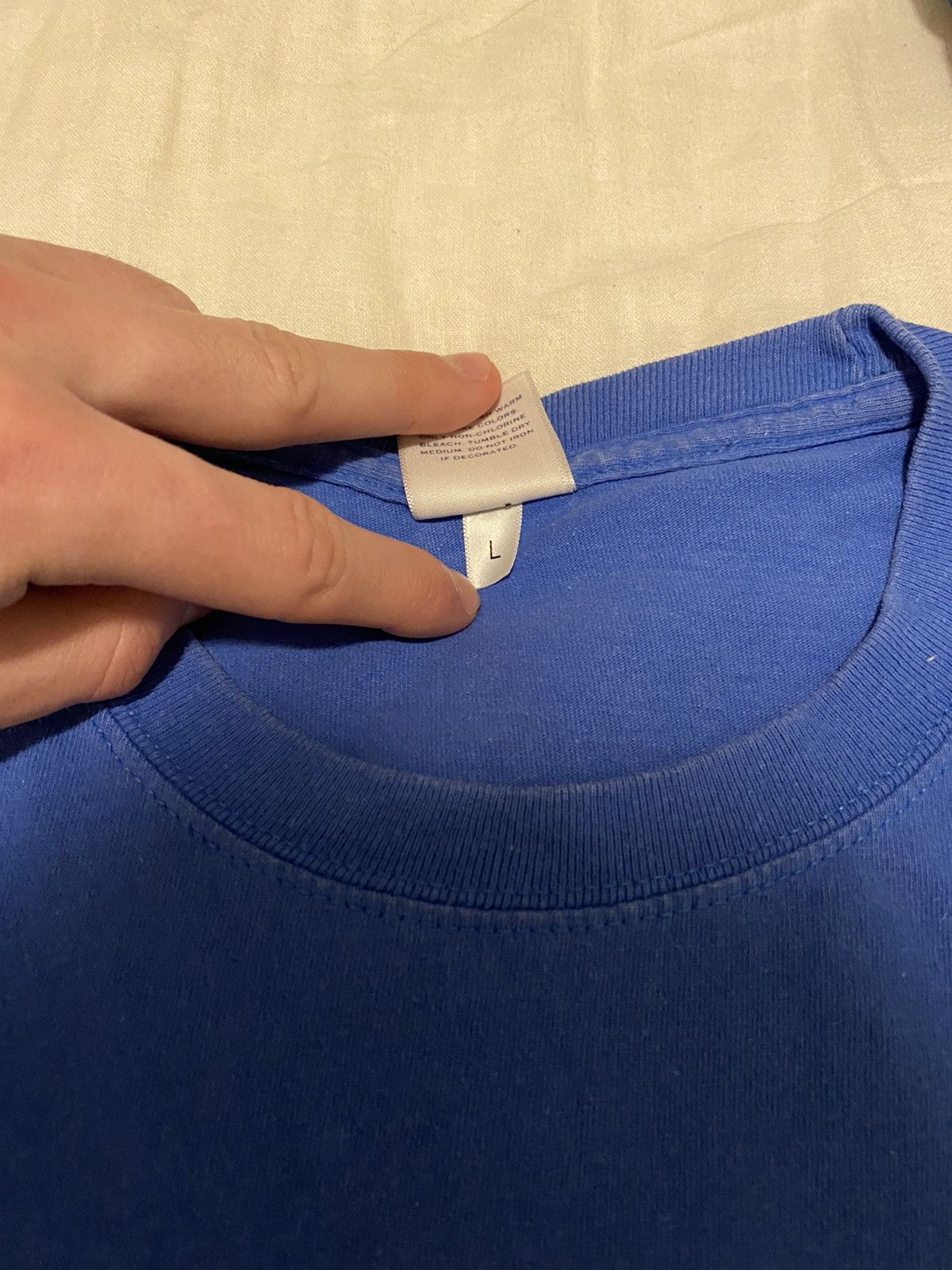 Noah Noah Monochrome Blue Core Logo T-Shirt Size US L / EU 52-54 / 3 - 2 Thumbnail