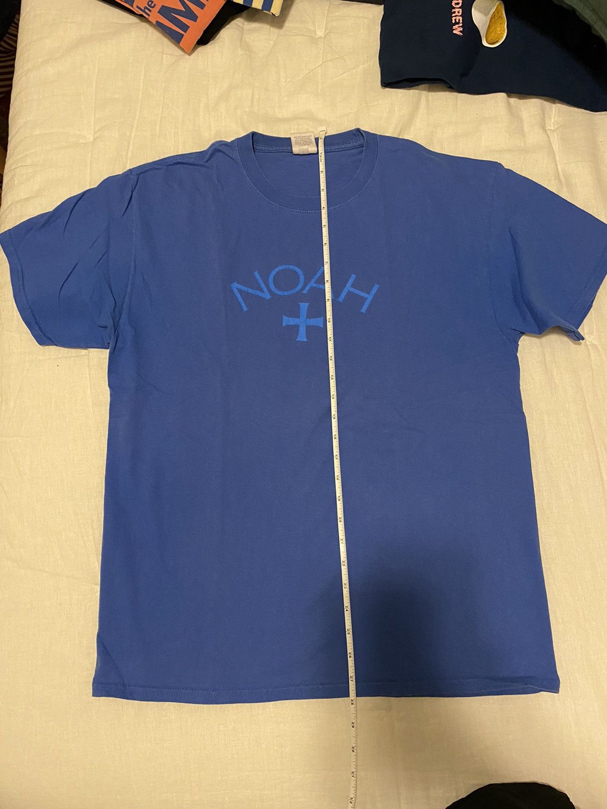 Noah Noah Monochrome Blue Core Logo T-Shirt Size US L / EU 52-54 / 3 - 5 Thumbnail