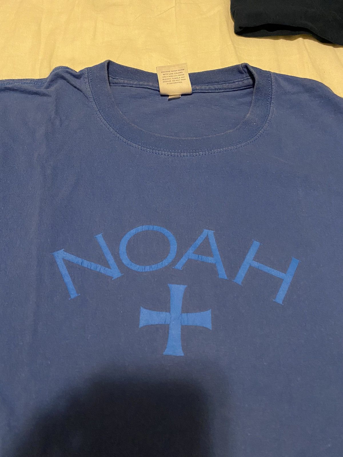 Noah Noah Monochrome Blue Core Logo T-Shirt Size US L / EU 52-54 / 3 - 3 Thumbnail