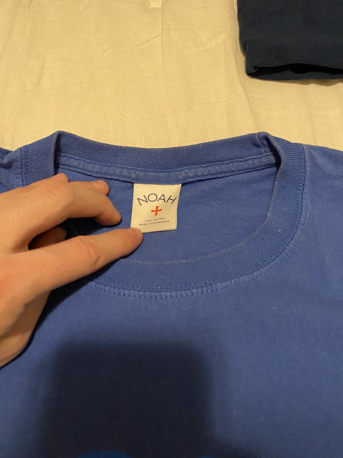 Noah Noah Monochrome Blue Core Logo T-Shirt Size US L / EU 52-54 / 3 - 4 Thumbnail