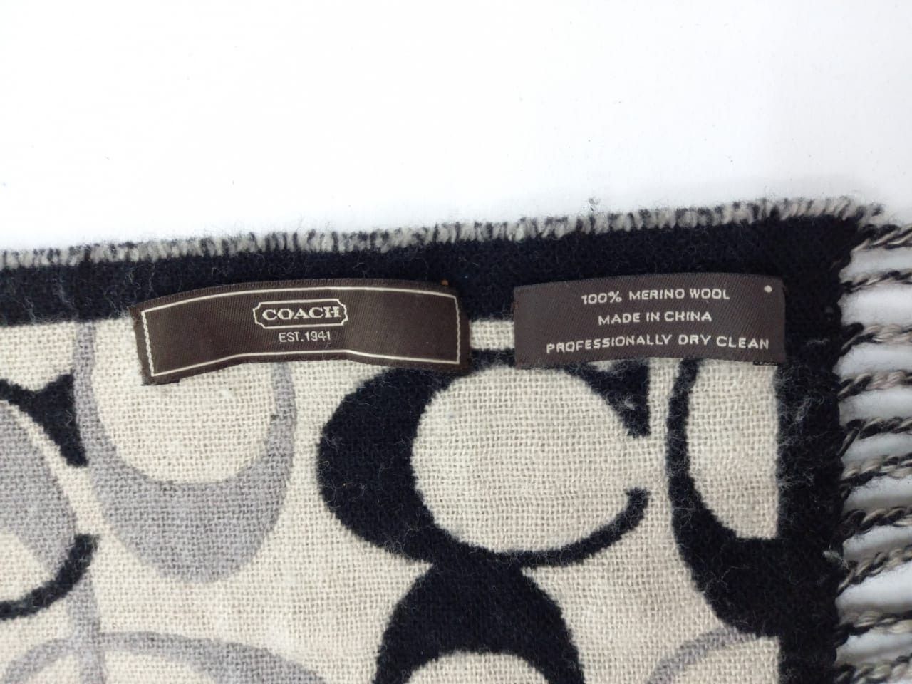 Coach COACH Wool scarf muffler Size ONE SIZE - 3 Thumbnail