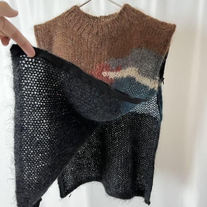 Undercover UNDERCOVER AW2005 "Seditionaries" Mohair Knit Vest Multi Size US XS / EU 42 / 0 - 6 Thumbnail