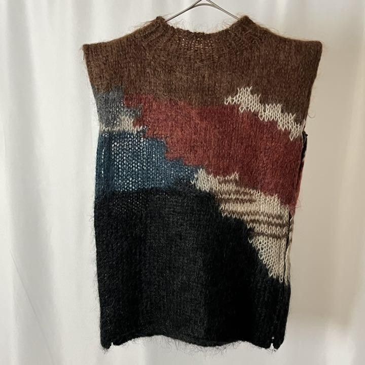 Undercover UNDERCOVER AW2005 "Seditionaries" Mohair Knit Vest Multi Size US XS / EU 42 / 0 - 4 Thumbnail