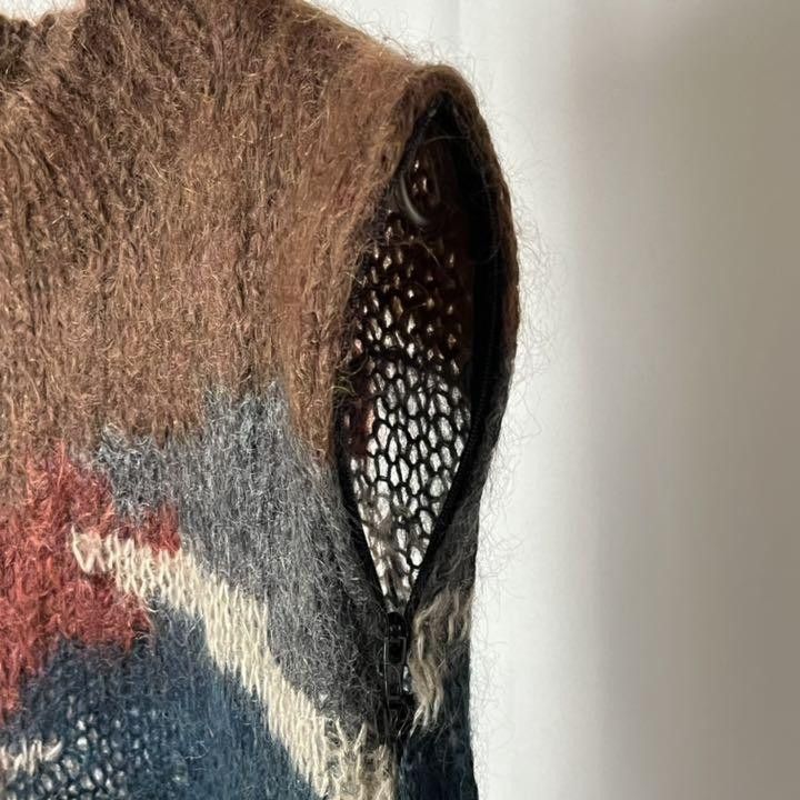 Undercover UNDERCOVER AW2005 "Seditionaries" Mohair Knit Vest Multi Size US XS / EU 42 / 0 - 5 Thumbnail
