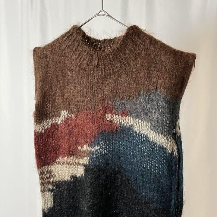 Undercover UNDERCOVER AW2005 "Seditionaries" Mohair Knit Vest Multi Size US XS / EU 42 / 0 - 2 Thumbnail