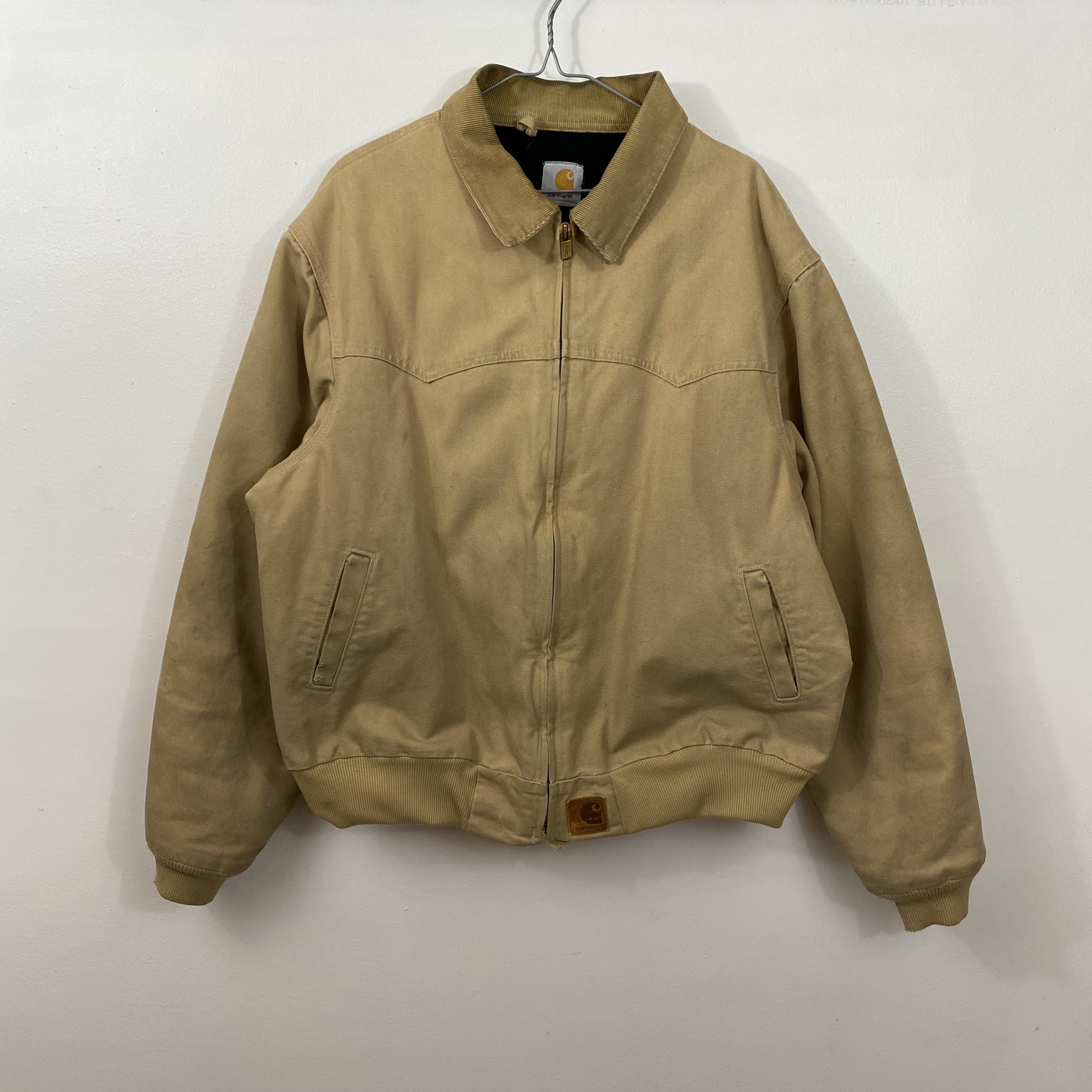 Vintage Vintage Carhartt Bomber Jacket Tan - XXL | Grailed