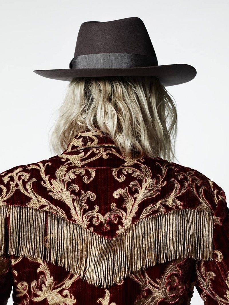 Pre-owned Hedi Slimane X Saint Laurent Paris Aw16 Palladium Fringed Brocade Rib Embroidery Jacket In Red