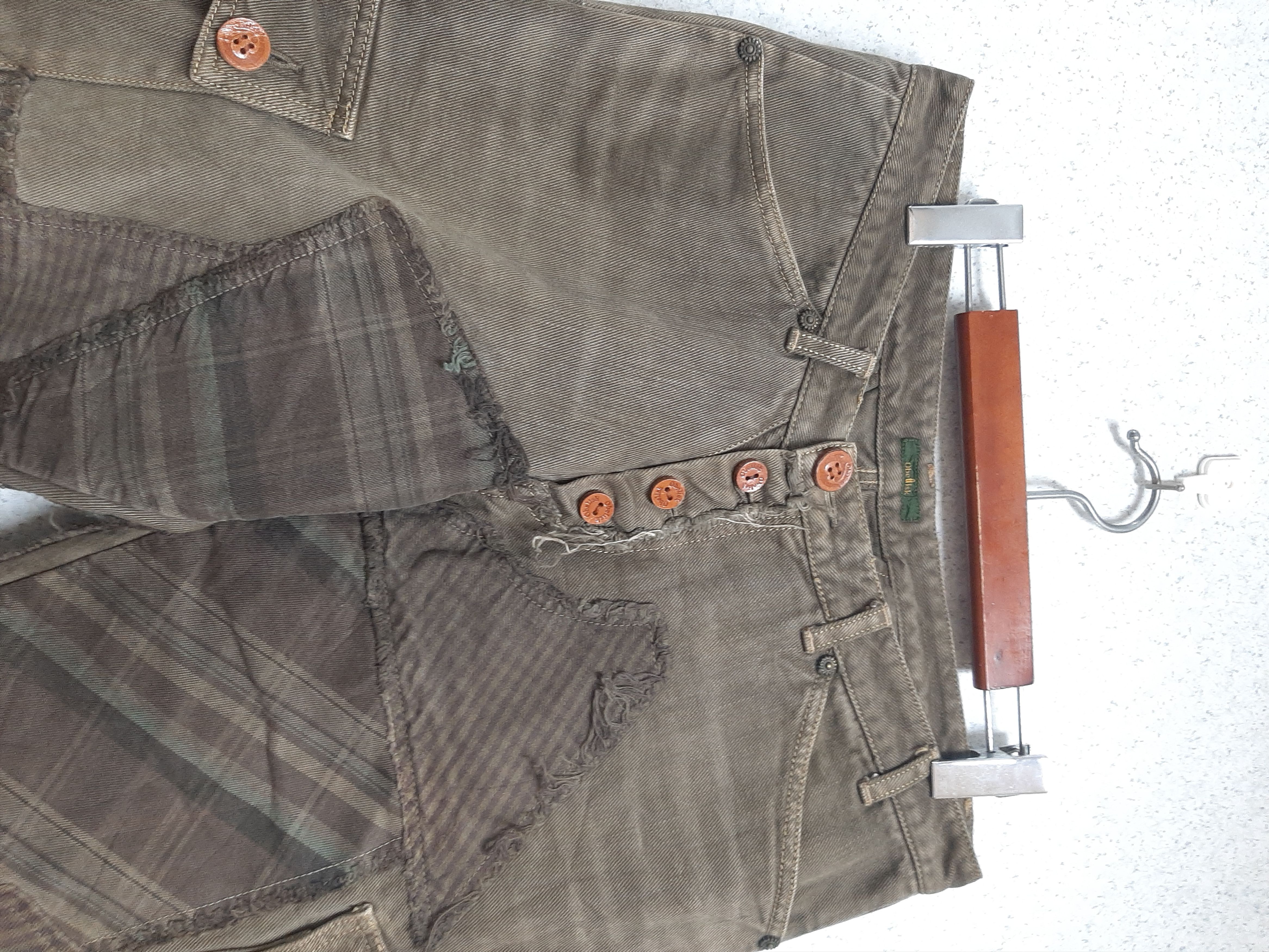 Designer × Japanese Brand Obelisk Patches/Boro Style Cargo Pants Size US 32 / EU 48 - 7 Thumbnail