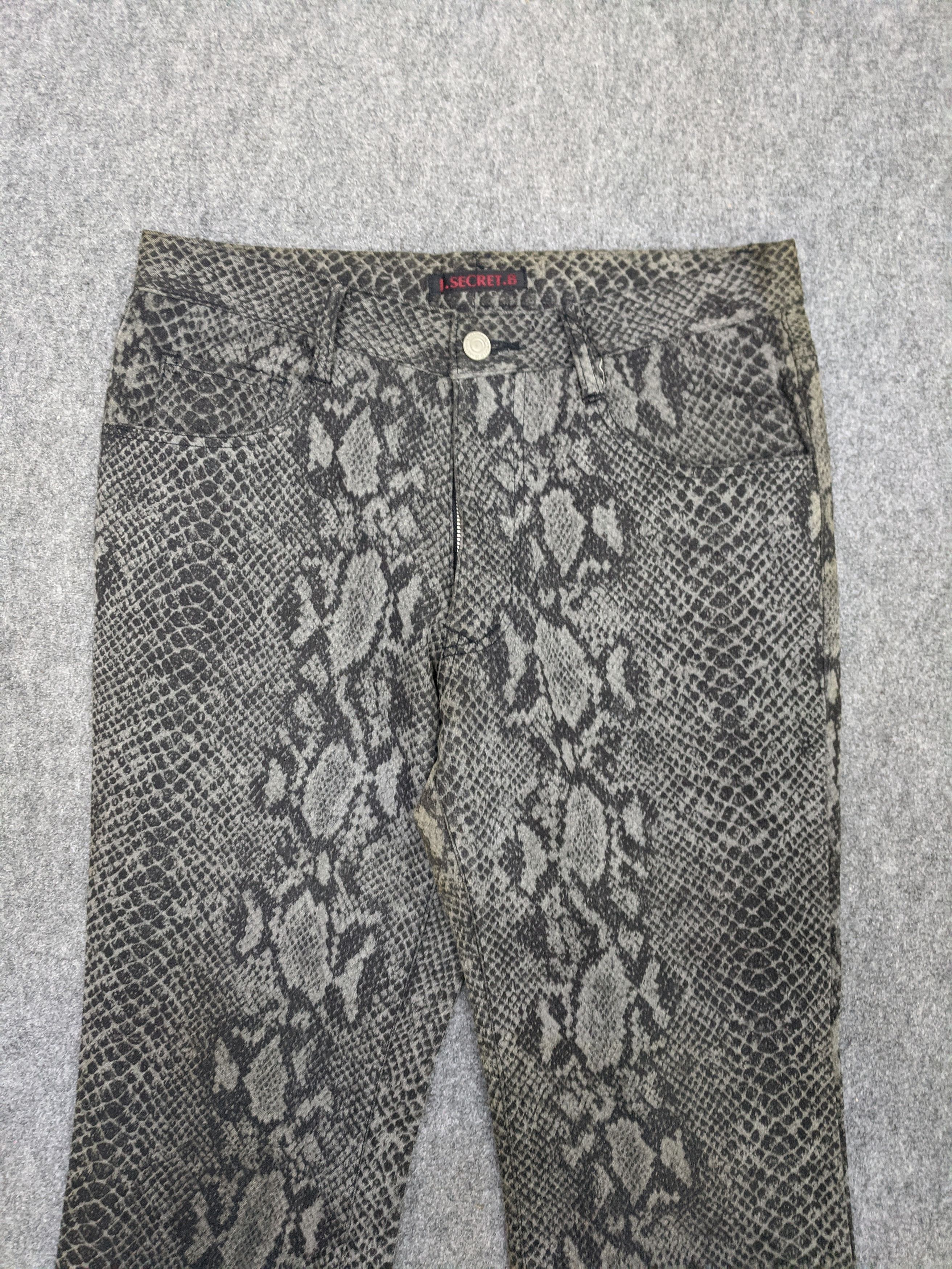 Japanese Brand × Vintage Vintage Snake Print Inspired by Hysteric Glamour DP0673 Size US 32 / EU 48 - 2 Thumbnail