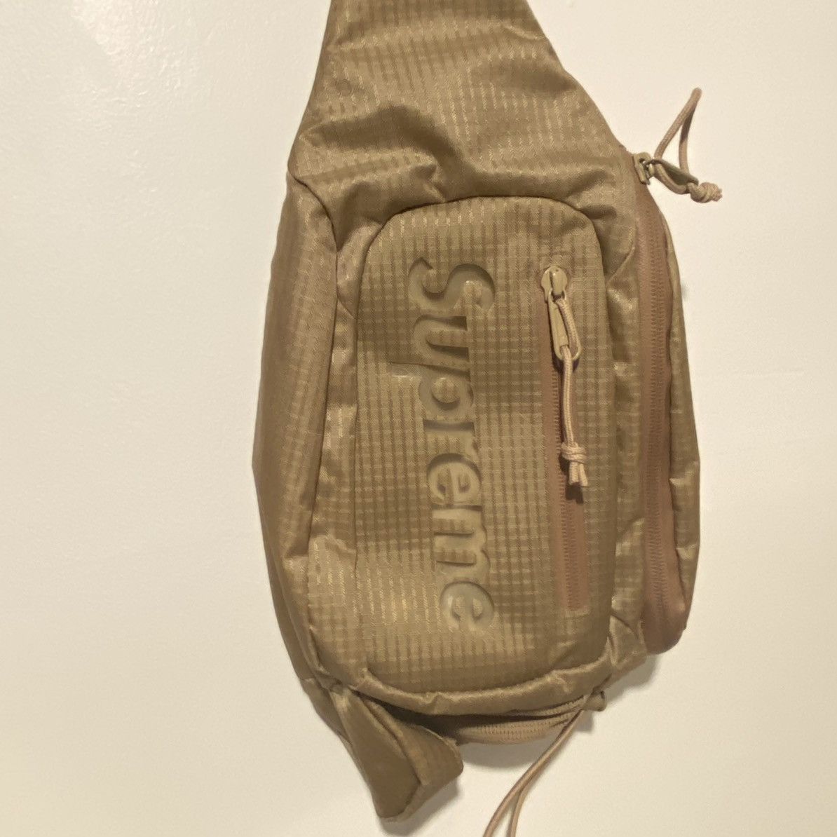 Supreme SS21 Supreme Sling Bag Tan Grailed