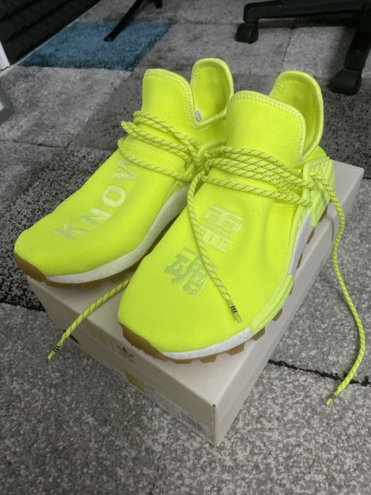 Adidas nmd yellow outlet human race 2019