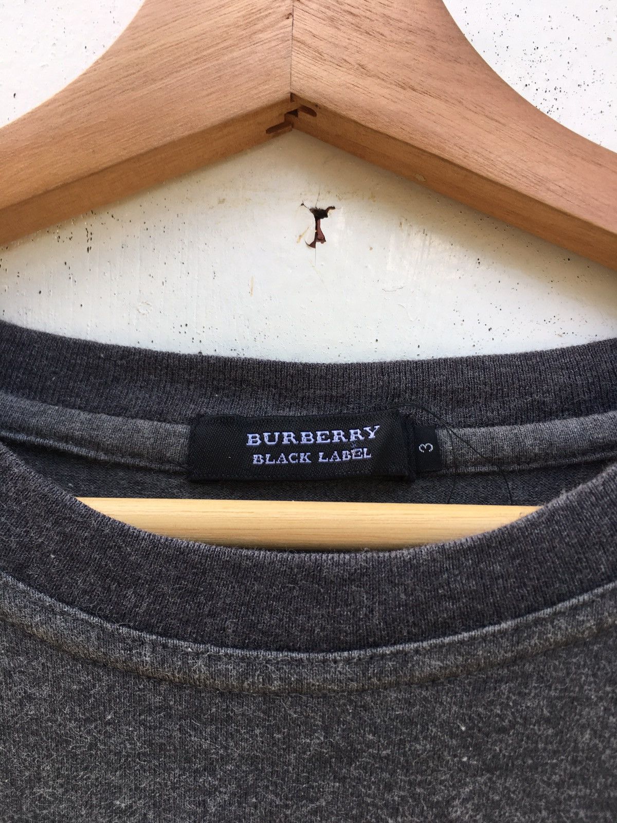 Burberry Vintage Burberry Black Label Spellout Longsleeve Size US M / EU 48-50 / 2 - 8 Thumbnail