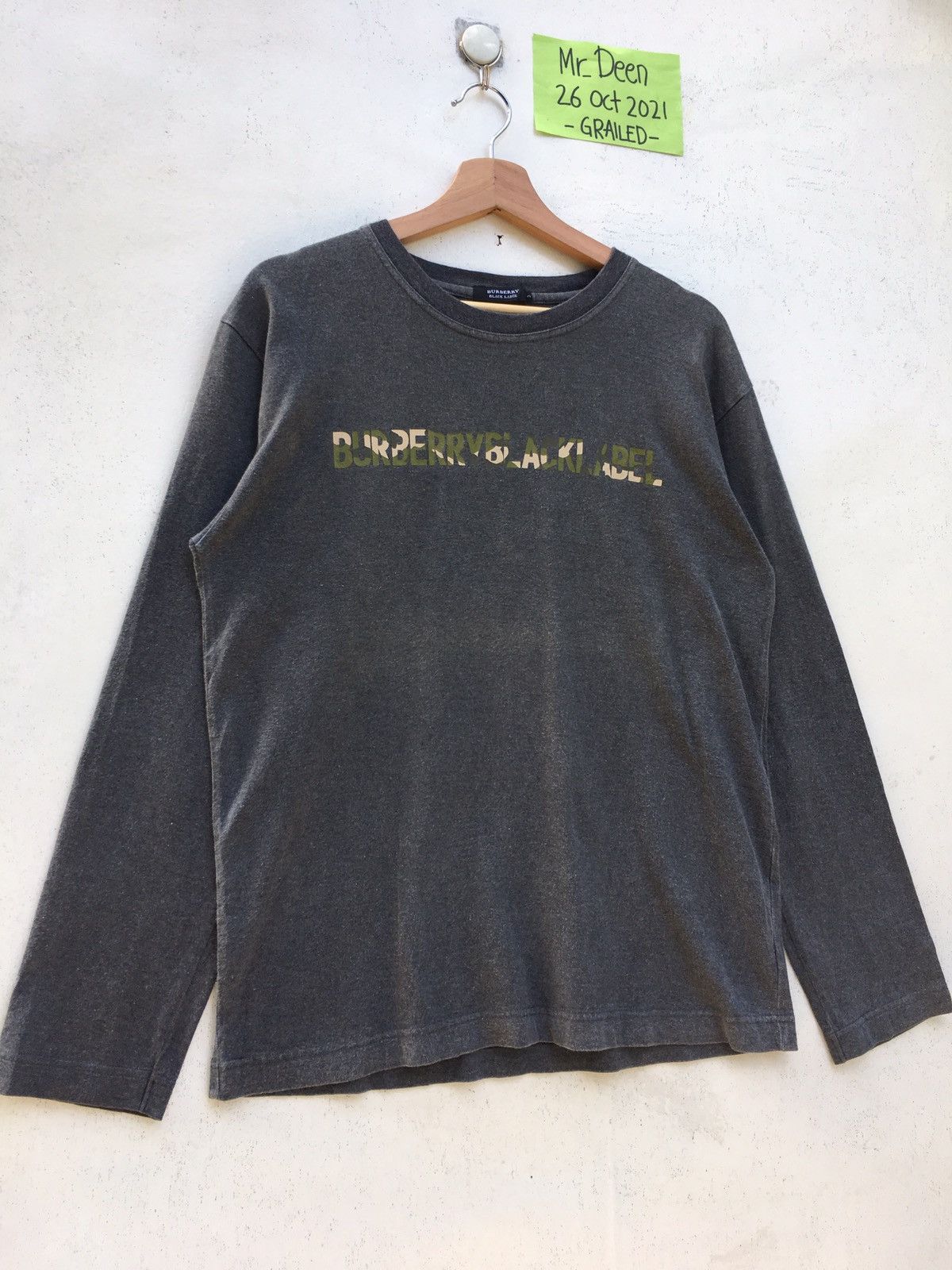 Burberry Vintage Burberry Black Label Spellout Longsleeve Size US M / EU 48-50 / 2 - 4 Thumbnail