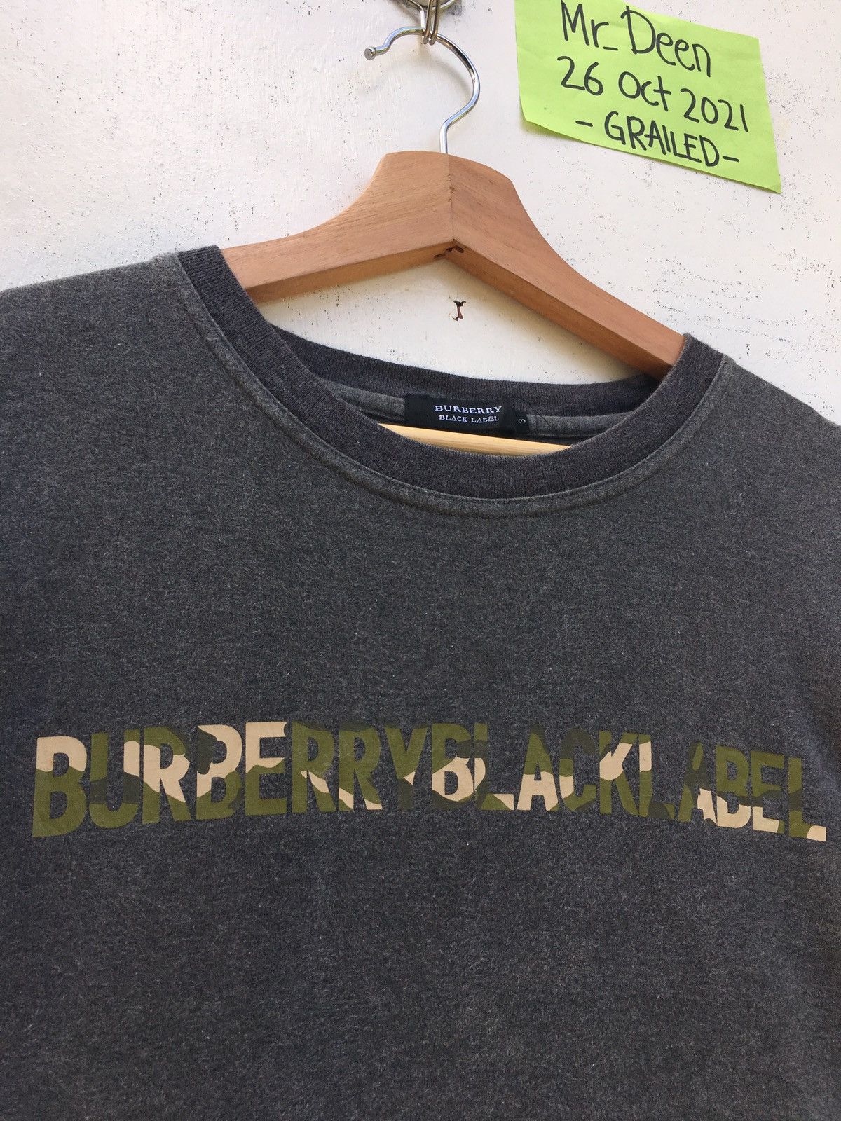 Burberry Vintage Burberry Black Label Spellout Longsleeve Size US M / EU 48-50 / 2 - 2 Thumbnail