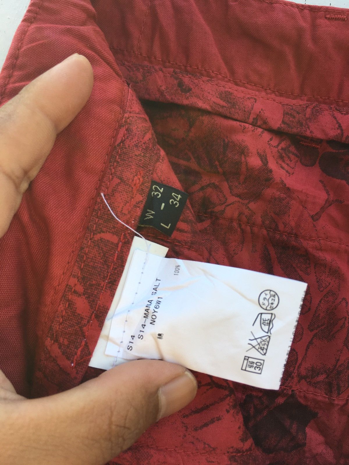 Napapijri Rare Napapijiri Casual Red Pants Size US 33 - 10 Thumbnail