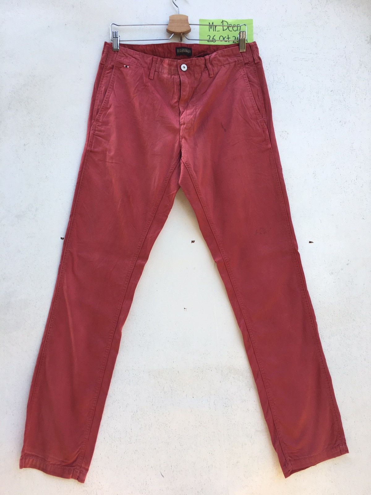 image of Napapijri Napapijiri Casual Red Pants, Men's (Size 33)