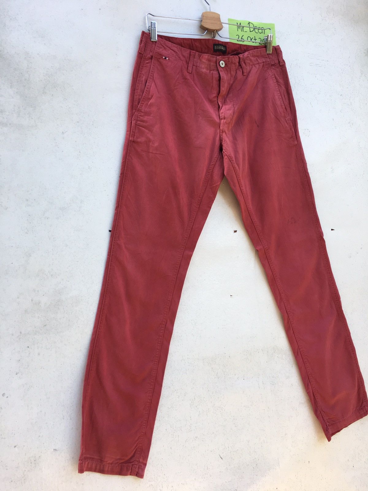 Napapijri Rare Napapijiri Casual Red Pants Size US 33 - 2 Thumbnail
