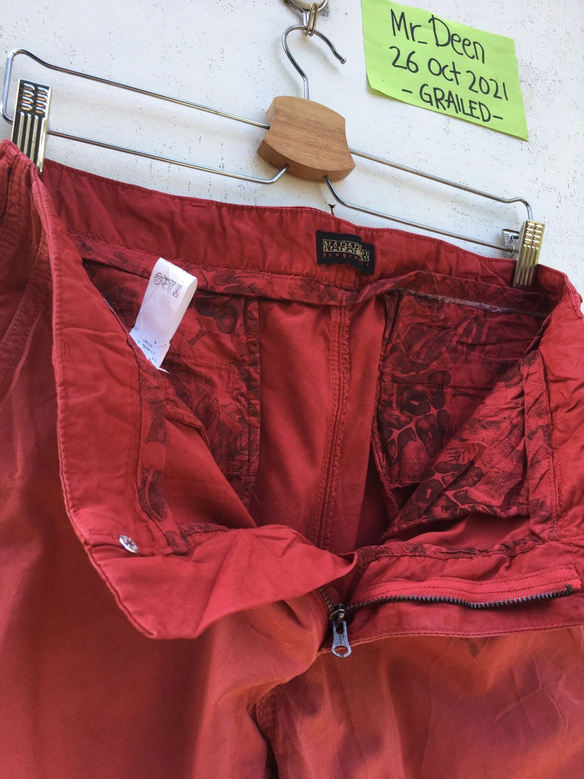 Napapijri Rare Napapijiri Casual Red Pants Size US 33 - 9 Thumbnail