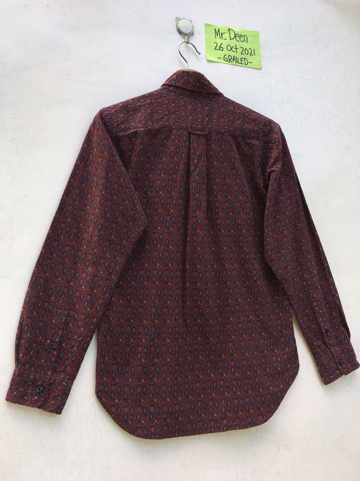 Japanese Brand Vintage Rare SHIPS Paisley Buttons Shirt Size US S / EU 44-46 / 1 - 11 Thumbnail