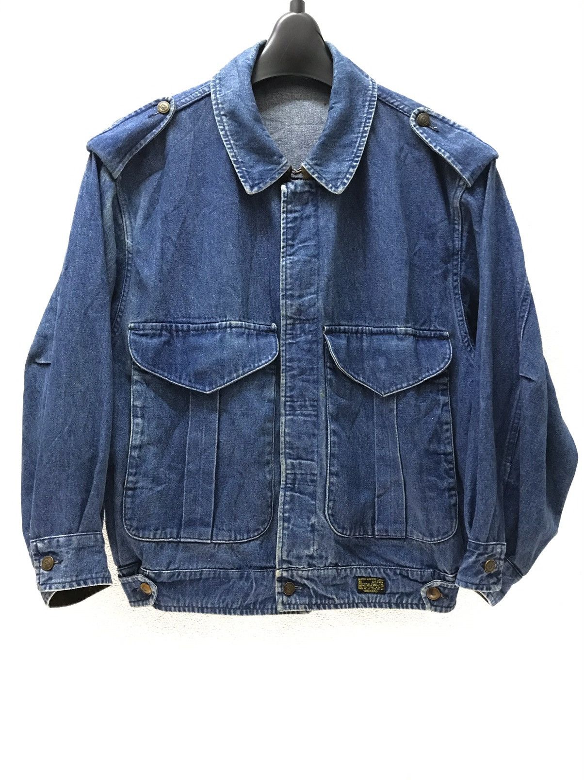 Valentino Garavani Toile Iconographe-print denim jacket - Blue