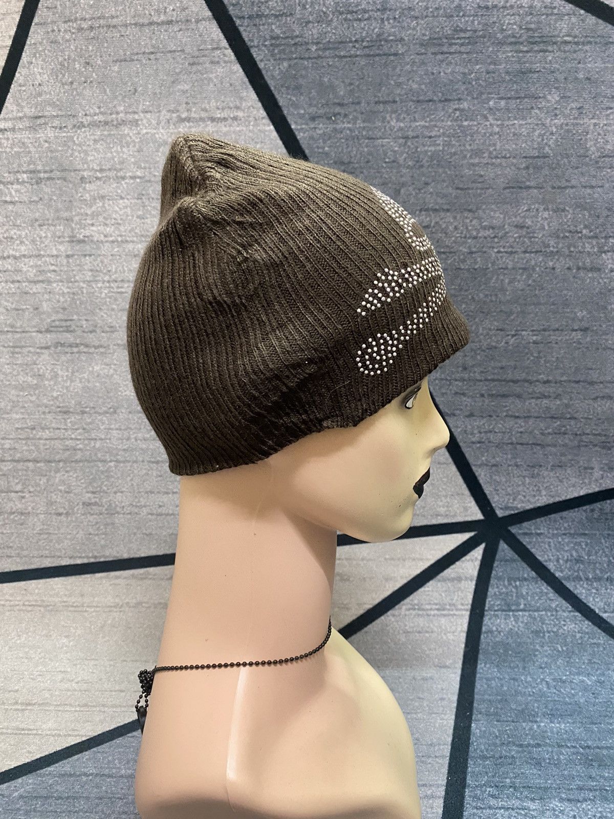 Japanese Brand Unknown Japanese Sparkling Skull Skeleton Punk Beanie Hats Size ONE SIZE - 3 Thumbnail