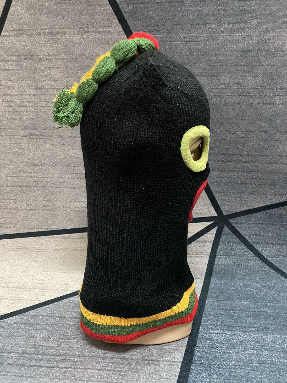 Japanese Brand Japanese Brand Masked Hat Bob Marley Colour Streetwear Hat Size ONE SIZE - 6 Thumbnail