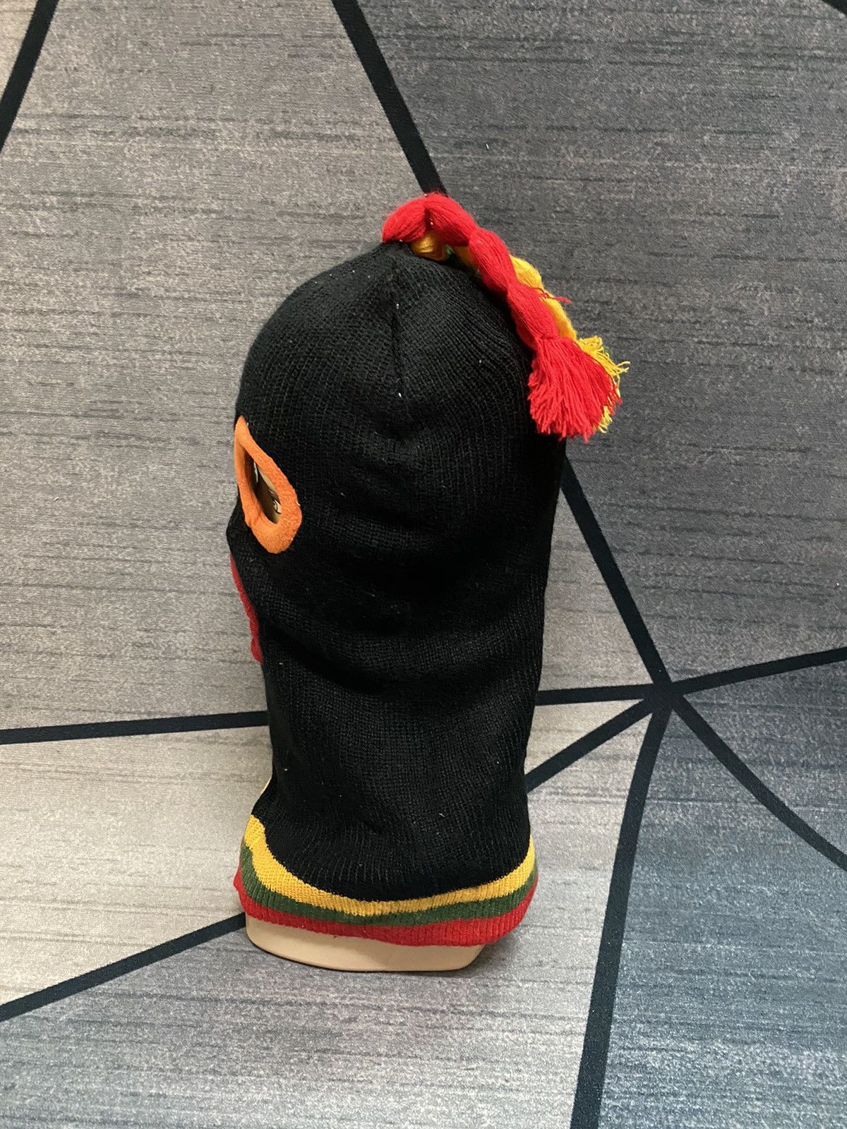 Japanese Brand Japanese Brand Masked Hat Bob Marley Colour Streetwear Hat Size ONE SIZE - 3 Thumbnail