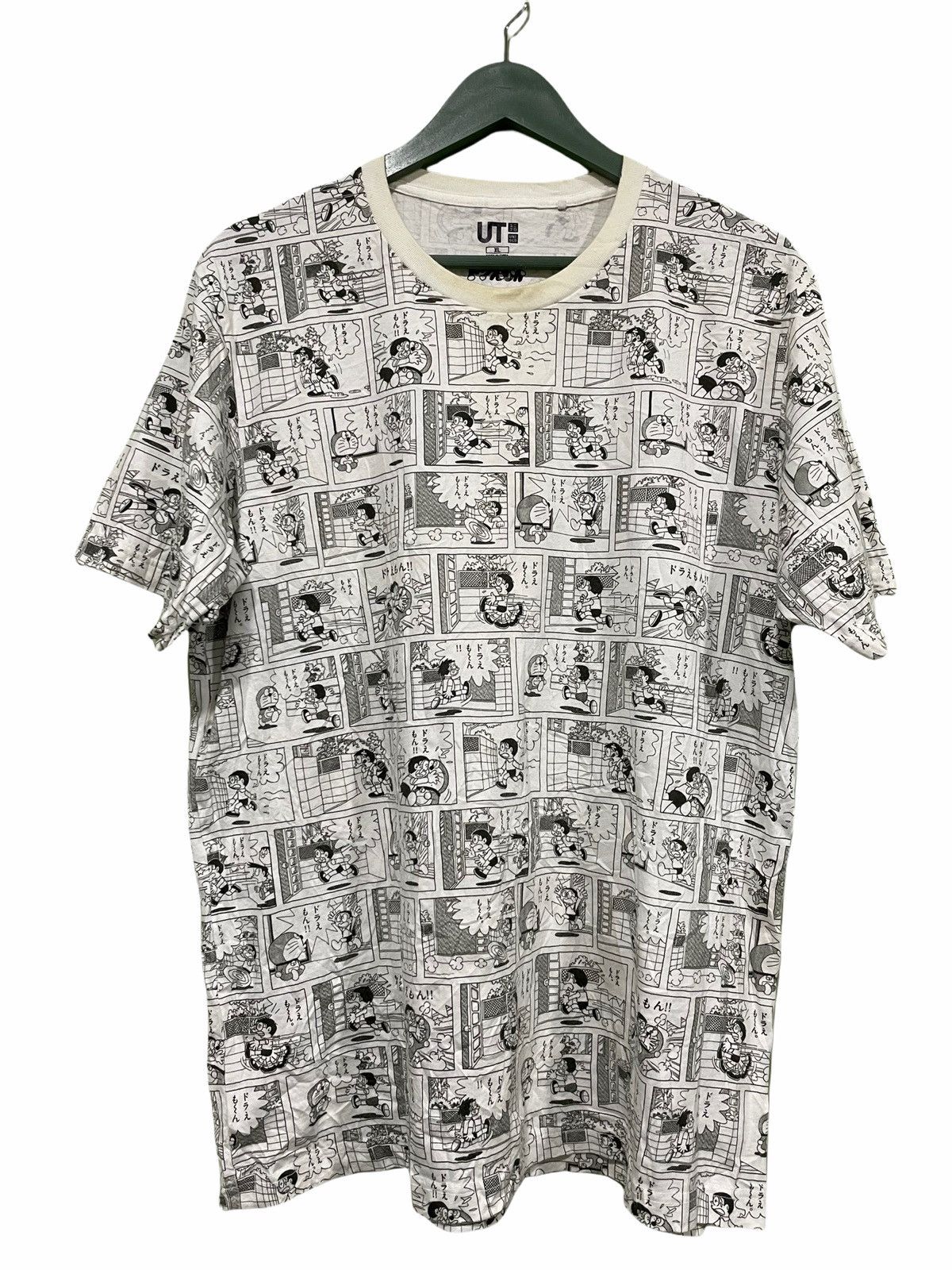 T-shirt Uniqlo UT Doraemon Stand By Me 2 - Taille M Unisexe, Coton, édition Limitée - Occasion En Excellent état