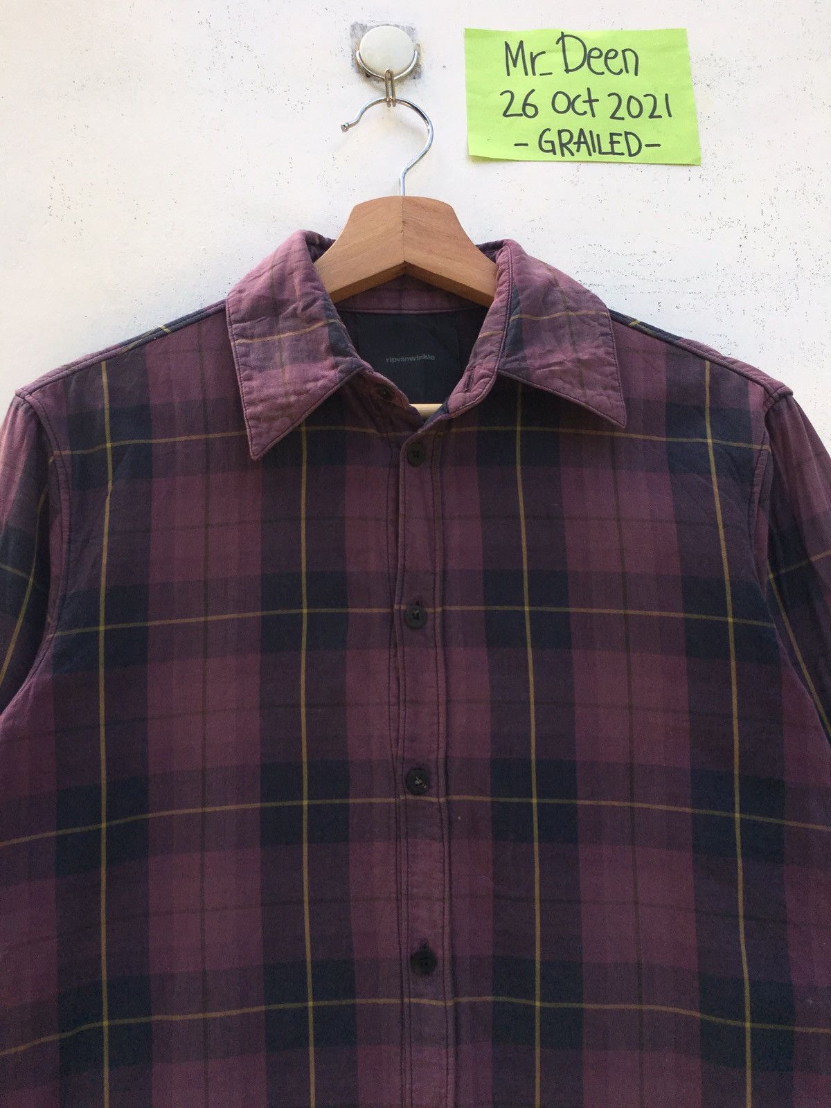Japanese Brand Rare Rip Van Winkle Checkered Flannel Size US S / EU 44-46 / 1 - 5 Thumbnail