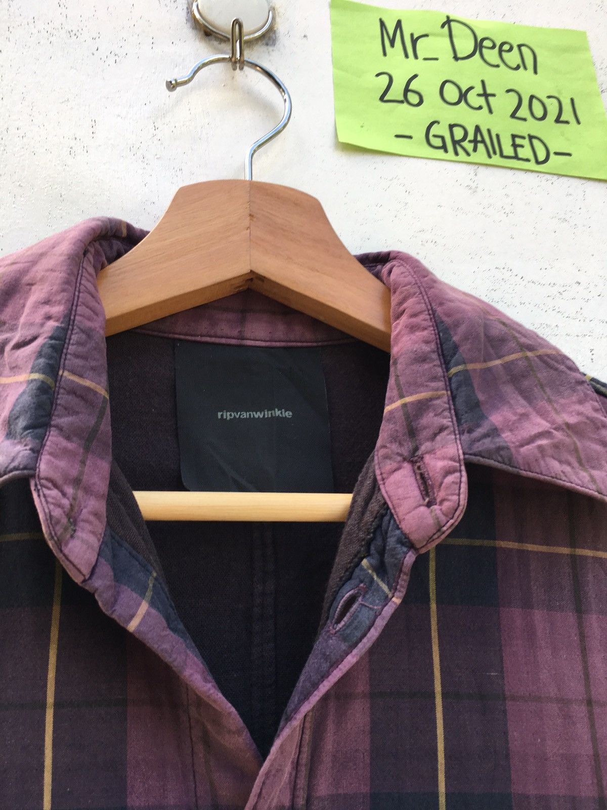 Japanese Brand Rare Rip Van Winkle Checkered Flannel Size US S / EU 44-46 / 1 - 6 Thumbnail