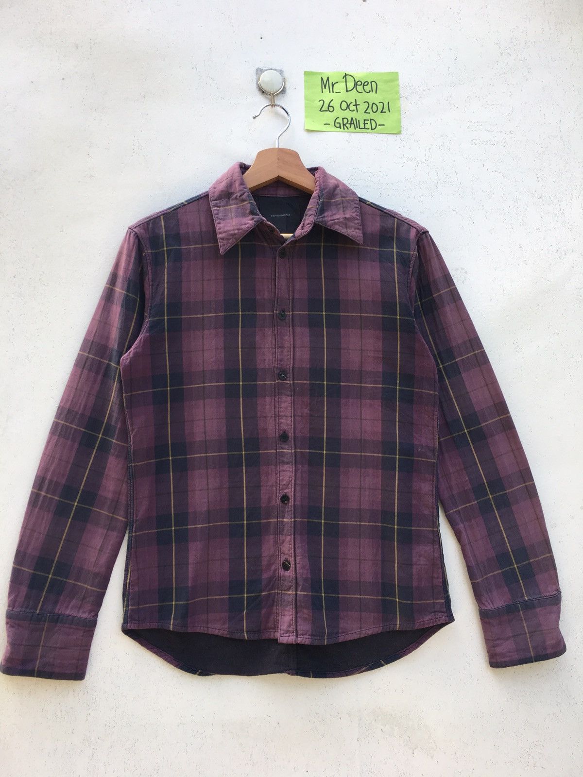 Japanese Brand Rare Rip Van Winkle Checkered Flannel Size US S / EU 44-46 / 1 - 1 Thumbnail