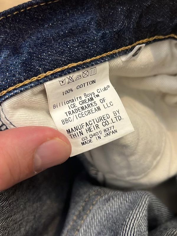 Billionaire Boys Club OG Billionaire Boys Club BBC Running Dog Raw Denim Jeans Size US 30 / EU 46 - 6 Thumbnail