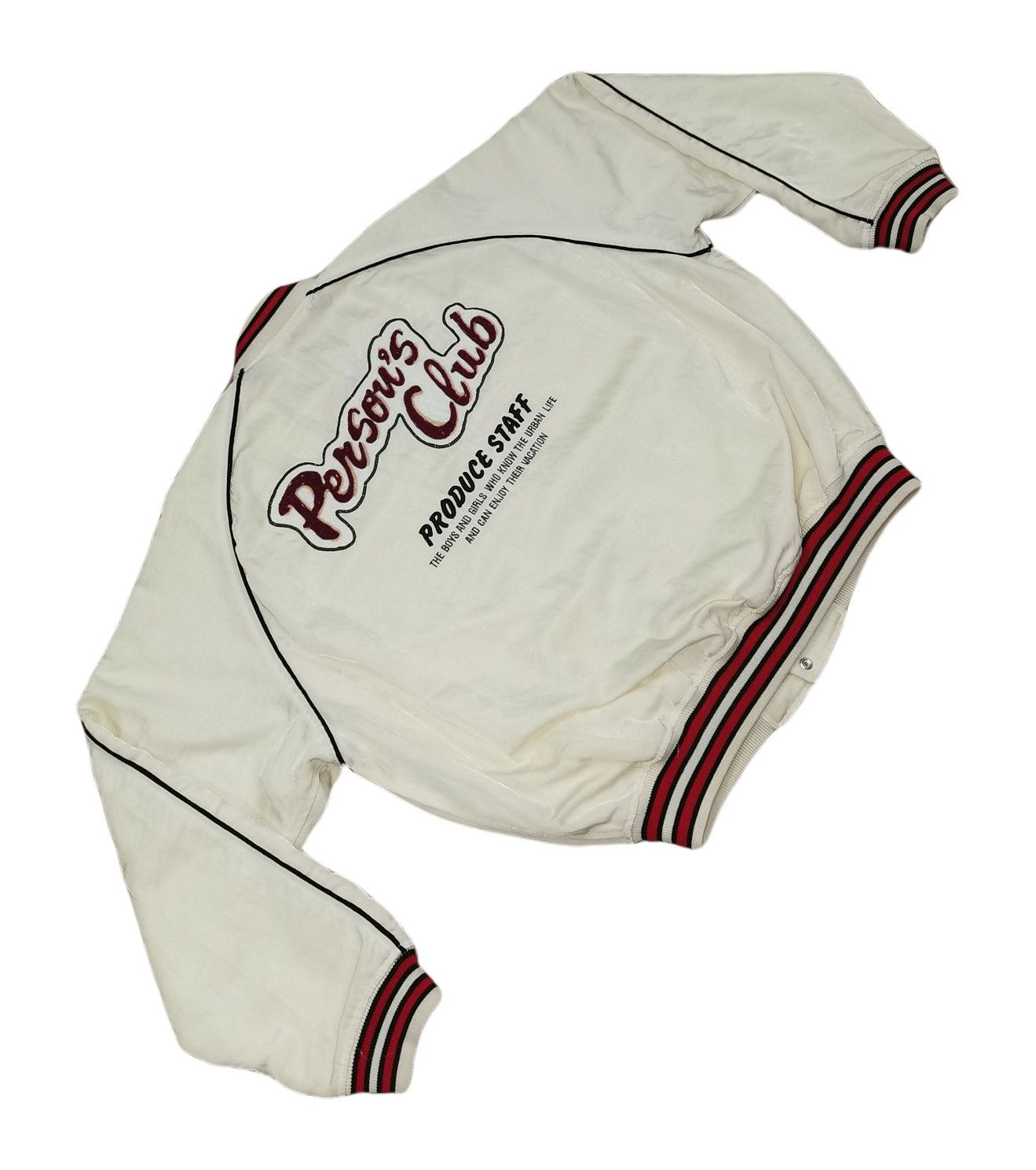 PERSON'S Persons Embroidered Big Logo Varsity Jacket Size US L / EU 52-54 / 3 - 6 Thumbnail