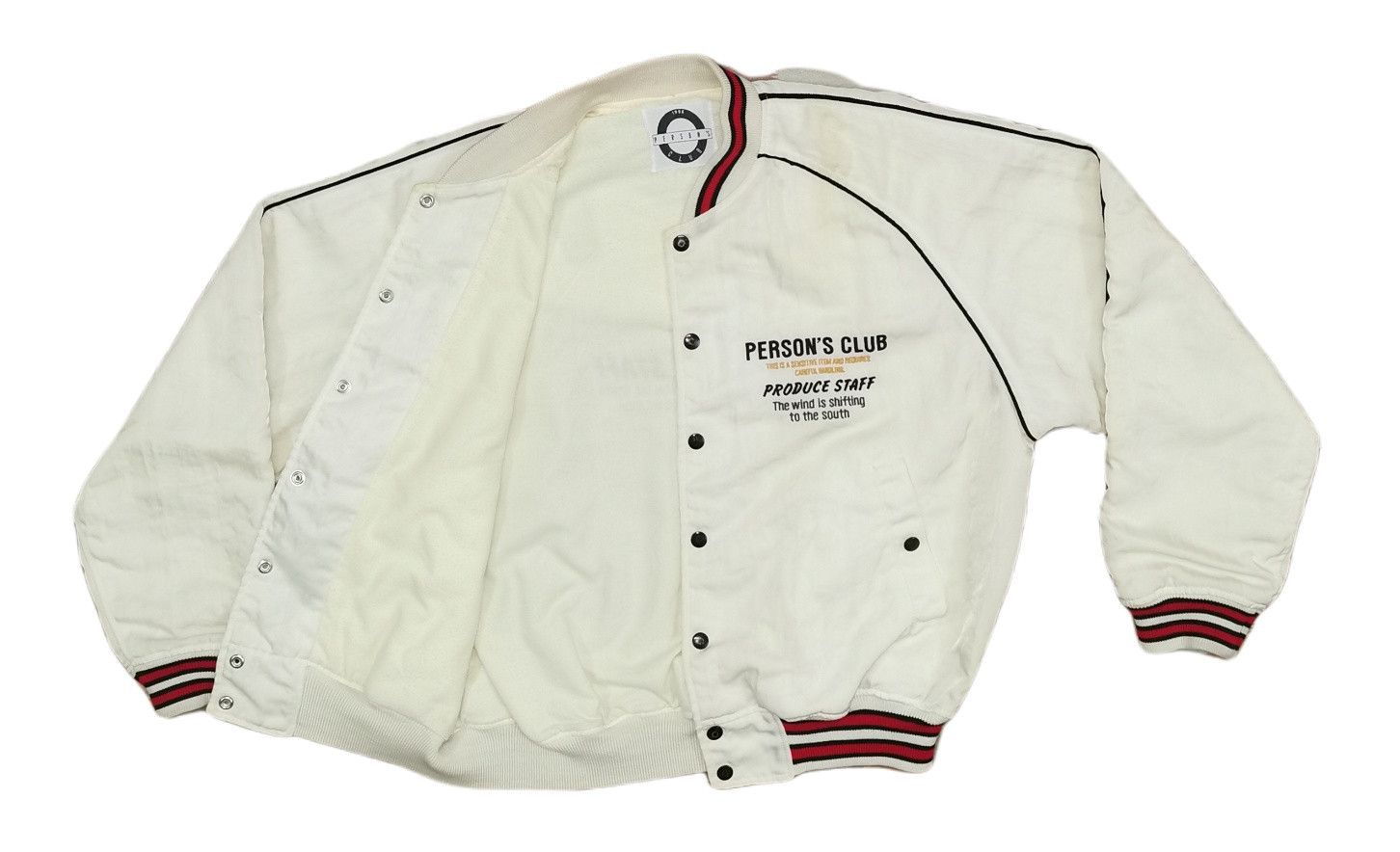 PERSON'S Persons Embroidered Big Logo Varsity Jacket Size US L / EU 52-54 / 3 - 9 Thumbnail